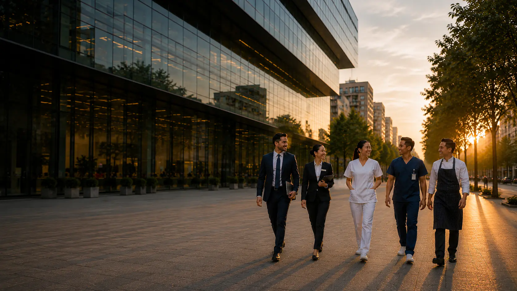 Group of healthcare professionals